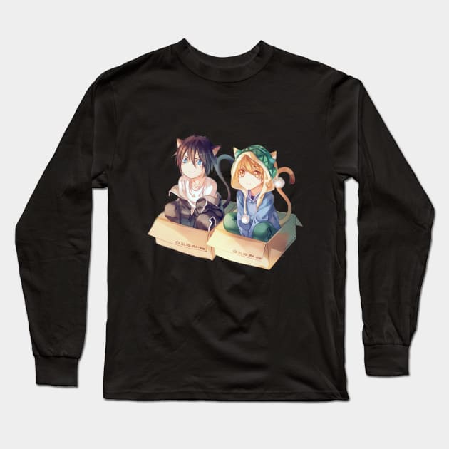 Yato & Yukine chibi Long Sleeve T-Shirt by KaleyDollz